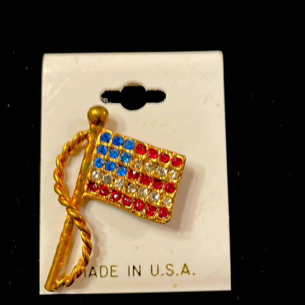 American flag pin